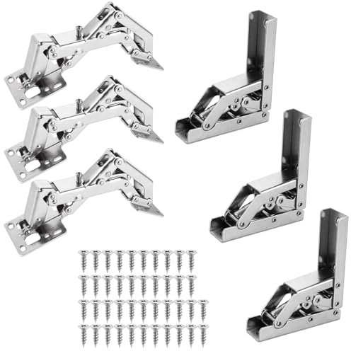 LDXDRU Juego de 6 bisagras de 90 a 180 grados, bisagra de olla de 35 mm, 175 grados, bisagra Hettich con amortiguador, cierre suave, hidráulico, para puertas de madera, puertas de láminas, armario de