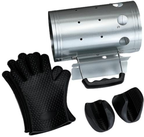 Secchio per carbonella, secchio per legna da ardere, Bruciatore per barbecue – Smoker Grill Grande,barile per legna da ardere in ferro inossidabile, barile da campeggio portatile per bruciare in modo