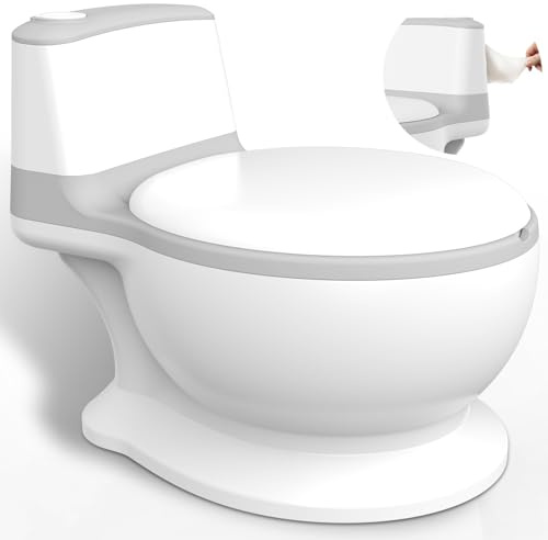 Töpfchen für Kinder Kindertoilette Toilette Kinder mit Papiertücher-Design Für Abhaltetöpfchen Baby Töpfchentraining Potty Training Toilet für Kleinkinder ab 1-3 Jahr Jungen Mädchen Kindertöpfchen