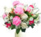Zythrem Künstliche Blumen Künstlich Zwei Farbige Pfingstrosenblüten Blumenstrauß Seidenblumen wie Echt Artificial Fake Flowers für Bodenvase Tischaufsätze Heim Dekor