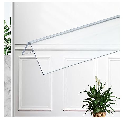 Transparenter selbstklebender Wand-Eckenschutz, Kantenschutz für Farbsplitter, Tapeten, Risse und Fingerabdrücke, 120 cm x 3 cm
