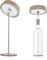 Palmina 901,2in1 lampade da tavolo senza fili e lampada bottiglia ricaricabile,lampade da tavolo ricaricabili E Dimmerabile In Alluminio,4400mah,Protezione IP54,esterno/Interno/Khaki