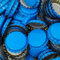 100 x Kronkorken 26mm - Kronenkorken mit Kunststoffeinlage - Bierkapsel für Bierflaschen Limonadeflaschen (BLAU, 100 Stück)