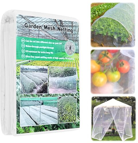 HYran Filet Anti Insecte Oiseaux, Filet de Protection Jardin Fraisier, pour Plantes Potagères Fruits (3 * 10M)