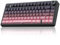 AULA F75 75% Wireless Mechanical Keyboard,2.4Ghz/Type-C/BT5.0 Gaming Keyboards,Advanced Structure,Side Engraved,RGB Backlight,Hot Swappable Custom Keyboard for PC/Mac (Black&Pink)
