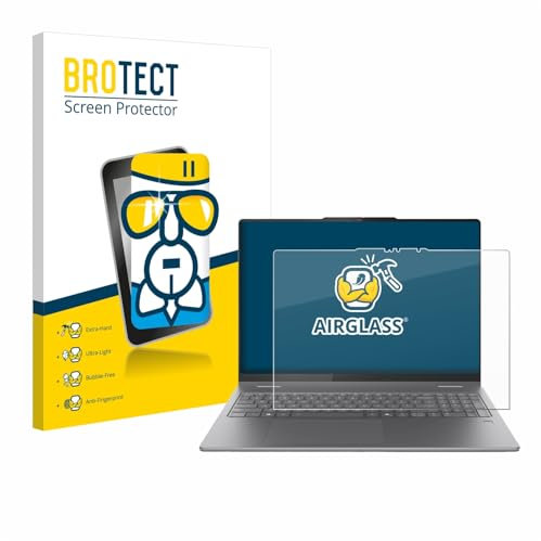 BROTECT Schutzglas für Lenovo Yoga 7 2-in-1 Gen 10 16 Schutzfolie Panzer Folie Glas Displayschutz Made in Germany [ 9H, Anti-Fingerprint]