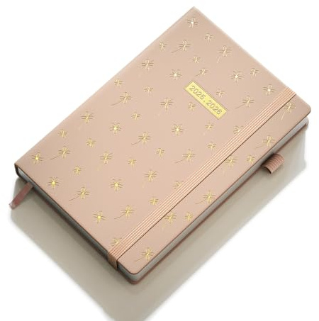 KaKa Dragon Agenda accademica 2025-2026, vista settimanale, formato A5, 18 mesi, agenda tascabile per insegnanti, studenti, lavoro e casa, da luglio 2025 a dicembre 2026 (rosa)