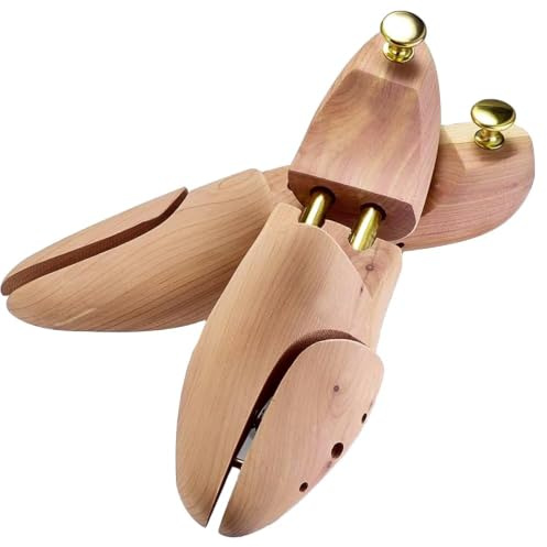 1 Pair Wooden Shoe Trees Expander Prevent Creases & Deformation Shoe Prop | Universal Shoe Shaper Stretcher Supports Suitable for Men & Women Leather Shoes Sneakers Trainers Canvas & Boots