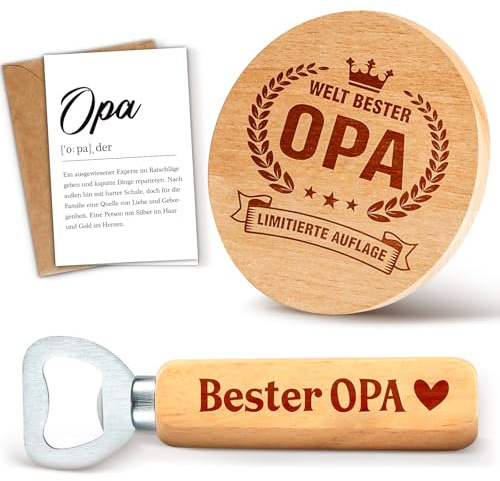 TUZELIYA Lustige Geschenke für Opa Geschenk Geburtstag Vater Geschenk Vatertagsgeschenk Weihnachtensgeschenk - Geburtstagsgeschenk für Opa