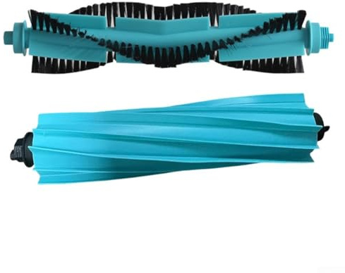 Kit di ricambio con spazzole principali e in gomma per robot aspirapolvere Conga 13090 Spin Revolute Home and Home&Wash, adatto per diversi tipi di pavimento