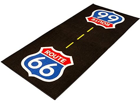 BikeTek Series 3 Route 66 Garage Mat 190 x 80cm
