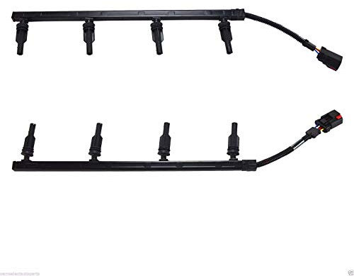 Glühkerzen-Kabelbaum-Set, 6,0 l, rechts und links, passend für Ford 6,0 l Diesel Super Duty F250 F350 F450 F550 OEM 3C3Z-12A690-AA / 3C3Z12A690AA / 12A690