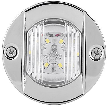 Positionsleuchte Boot - Led Stern Licht Marine Boot Transom Weiß Led Edelstahl Wasserdicht Stern 2V 2,2W Ip65