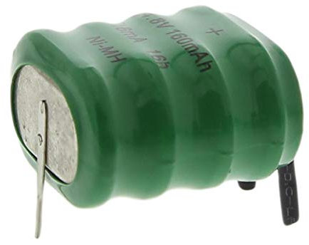 RS PRO Nickel-Metallhydrid Knopfzellen Akku 4.8 V / 160 mAh
