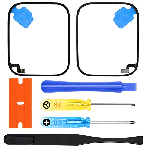 MMOBIEL Force Touch Sensor Kit di Riparazione Adesivo di Ricambio incl. Connettore Compatibile con Apple Watch Series 5 44mm GPS e GPS + Cellular Edition