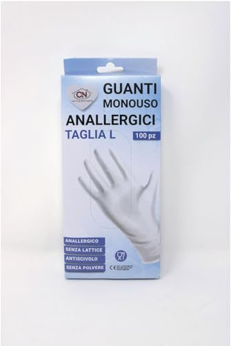 O&N Guanti Anallergici T.M, 100pz