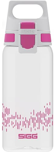 SIGG - Gourde Transparente Tritan - Total Clear ONE My Planet - Convient Aux Boissons Gazeuses - Lavage Au Lave-Vaisselle - Étanche - Avec Filtre - Sans BPA - Sport, Camping, Rando, Yoga - Rose - 0,5L