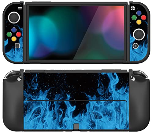 playvital Funda Suave para Nintendo Switch OLED con Tapas de Joystick