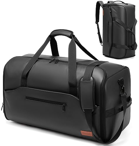 Moulyan 55L Anzugtasche,Wasserdichter Kleidersack Reisetasche mit Schuhfach Nassfach,3 in 1 Kleidersack Tasche kleidersack Reise Kleidersack Anzug,Garment Duffle Bag Reisetasche Herren Damen