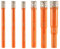 HPMAISON 6Pcs Diamond Drill Bits, Porcelain Tile Drill Bit, Round Shank Diamond Dry Drill Bits Set for Drilling Granite, Ceramic, Porcelain, Marble, Hard Tile, Stone, Glass & More (6 6 6 8 10 12mm)