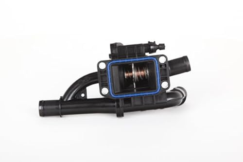 Continental 28.0200-4002.2 Thermostat Kühlmittel Kühlwasserthermostat mit Gehäuse mit Dichtung mit Sensor mit Entlüfterventil 83°C Kompatibel mit FORD Fiesta Mk6 Schrägheck JA8, JR8 1336AF 1827189