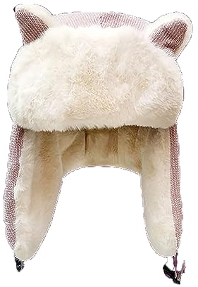 Fliegermütze Kinder Skimütze Winter Winterhut Warm Russlandmütze Dick Wintermütze Ohrenklappen Strickmütze Mädchen Kunstfellmütze Jungen Trapper Hat Plüsch wintermütze