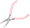 MOZEAT LENS Needle Nose Pliers 5 Inch with Side Cutters, Chain for Jewelry Making, Craft Small Mini, Long Electronics and Working in Tight Areas