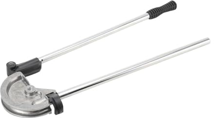 Rohrbiegegerät 18mm Rohrbieger, 0-180° Handbiegezange Profi Manuelle Rohr Biegezange, Gusseisen Rohrbiegemaschine Handbieger für Aluminium und Kupferrohren, Rot