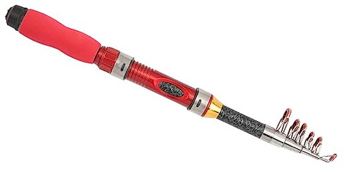 YARNOW Teleskop-angelrute Kompaktes Ruten-Set Für Reisen Im Freien Für Anfänger Und Kinder Robustes Fiberglas Bequemer Korkgriff