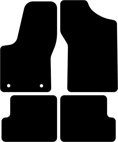 Kovvar Fußmatten passend für FIAT Seicento 1998-2011 | Qualität: Comfort