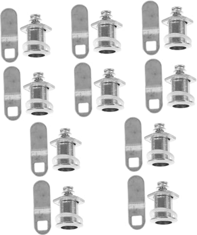 POPETPOP 10sets Outdoor Garbage Can Lock Catch Lock Safe Bin Replacement Clip for Bin Lid