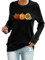 Chanpning Damen Pullover Sexy Autumn Winter Blusen Luftig T Shirt Grosse Grössen Partywear Elegante Shirt Karneval Streetwear Outdoor Sportshirt Bequeme Shirts Loose Tops Halloween Kostüm Damen