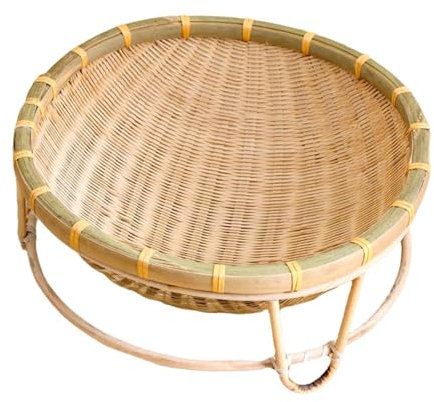Fenteer Panier en Bambou pour Chat - Maison D'été Légère pour Félin, 40CM