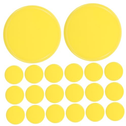 GARVALON 100 Bunte Kleine Plastik Spielchips Kinder Poker Zählchips Lernspielmarker Spielzubehör Kinder Party