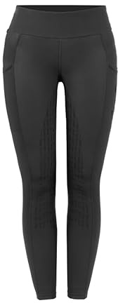 Cavallo Loana Grip Damen Winter Reithose Reitleggins Black Sportswear HW 2024, Größe:36