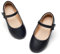 Kiderence Little Toddler Girls Dress Shoes Ballerina Ballet Flats Kids Black Mary Janes Size 4