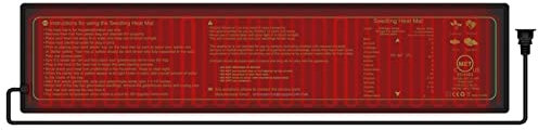 Générique Seedling Heat Mat, Waterproof Heating Pad, Plant Heating Mats for Indoor Gardening, Hydroponics, Germination, 4 X 20.67, 4 X 20.67, PVC; Heating Wire: Silicone + Cotton