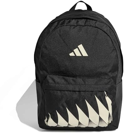adidas Unisex CLASSIC TIRO GRAPHIC BACKPACK, black/off white, One size