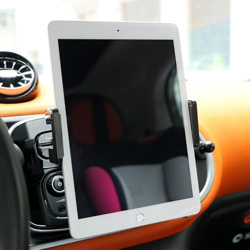 JYHBAQWN Supporto per Autoradio, Supporto per Telefono Cellulare, Navigatore e Tablet per Smart 453 Fortwo Forfour, Accessori Auto