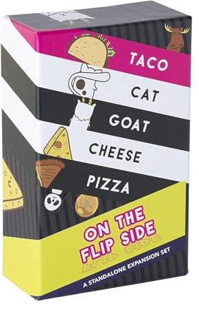 CRGANGZY Juego de Cartas Taco Gato Cabra Queso Pizza, Divertido y Extra Grande para Noche de Juegos en Familia para Niños, Adolescentes, Adultos y Grupos, Celebraciones y Reuniones