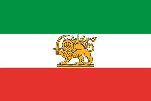 U24 Aufkleber Iran Löwe Flagge Fahne 30 x 20 cm Autoaufkleber Sticker Aufkleber