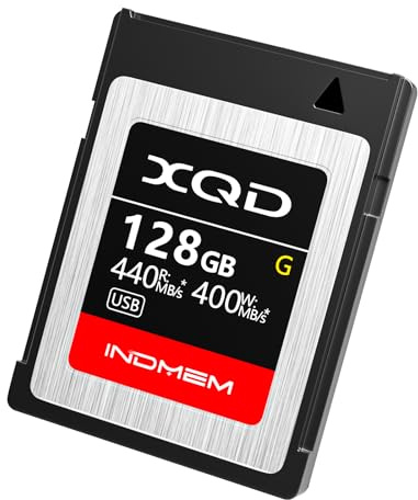 XQD Card 128GB Tough MLC XQD 5X Flash Memory Card High Speed G Series | Read 440MB/s and Write 400MB/s