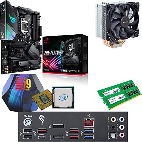 Components4All Intel Coffee Lake Core i9 9900K 3.6GHz (5.0GHz Turbo) CPU, Asus Strix Z390-F Gaming Motherboard, 8GB 2666MHz Adata DDR4 RAM & BeQuiet Pure Rock 120mm CPU Cooler Pre-Built Bundle