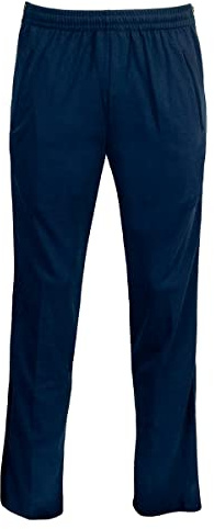 hajo Damen Jogginghose Funktions-Rehahose mit Reißverschluß am Hosenbein - Kurzgrößen, Marine, Kurzgröße: 24