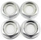 RhinoTuning 4 Stück Radnabenkappen für BBS Nabendeckel OD 102mm ID 71,7mm, Sliber Radnabenabdeckung Geeignet für E30 E39 RZ RG 15 16 Rad, 09.23.131 Felgendeckel
