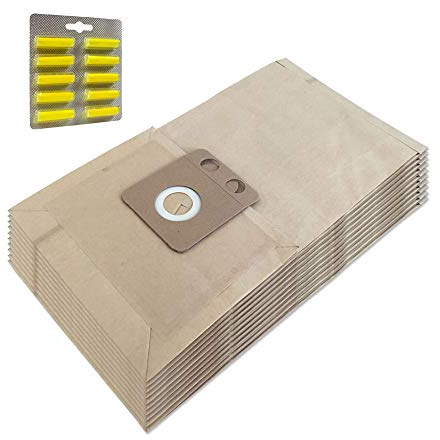 MohMus Set 10 Parfums + 10 Sacs Aspirateur pour Nilfisk 1408618000, 1408618010, 82222900, 82222901, 82367810, 5715492007653, 5715492012114, 1000 GD, 1000GD