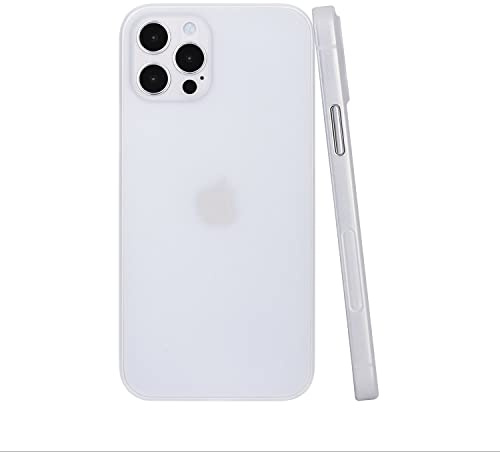 CELLBEE für iPhone 12 Pro Max Hülle 0,45mm Weiß Ultra Slim Case | Federleicht aus Polypropylen · vergilbt nicht · für MagSafe und Qi · Kameraschutz · Anti-Fingerprint · Marke seit 2015