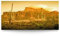 BilderKing Wandbild Amerika Kaktus-Berg - 180cm x 90cm Leinwand auf 4cm Keilrahmen