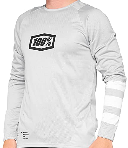 100% MTB WEAR Unisex R-core Youth Jersey Vapor/White Y-md Pullover, bunt, S/M