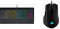 Corsair K55 RGB PRO Kabelgebundene Membran-Gaming-Tastatur (Dynamische Hintergrundbeleuchtung) QWERTZ, Schwarz & Ironclaw RGB Optisch FPS/MOBA Gaming Maus (18.000DPI Optischer Sensor) Schwarz